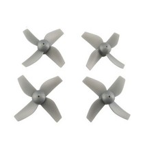 드론날개 드론 프로펠러 모터 부품 E010 JJRC H36 BLH8580 BLH8700 용 투명 프로펠러 DIY 소형 후프 블레이드 인덕트릭스 실내 FPV, Grey