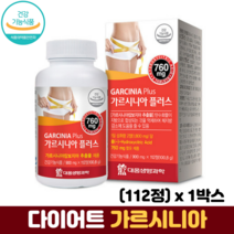 가르시니아 다이어트 정 체지방감소 녹차 마테 추출 분말 엘카르니틴 식약처인증 가르시아, 1박스, 112정