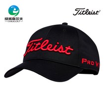 남자골프모자 타이틀리스트 (619767346370), 블랙 레드