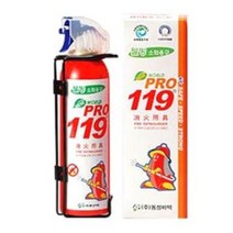 동성바텍 월드프로 119 간이소화기 소형 레드 + 거치대, 314g, 5개
