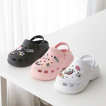 6.5cm 2타입 샌들-슬리퍼 여성 뮬슬리퍼 통굽 샌들 여름신발 BO2109