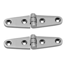2 조각 보트 경첩 스테인레스 스틸 데크 스트랩 경첩 세트 캐비닛 하드웨어 부품 액세서리 요트 캠핑카 Windows 용 선물, 2PCS