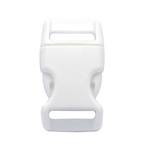 파라코드 팔찌용 1.6cm(5/8인치) 윤곽이 잡힌 플라스틱 사이드 릴리즈 버클 다양한 색상 및 수량 블랙. 4431249453, White