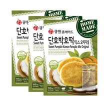 [유통기한 23.3.21] 큐원 단호박호떡믹스 중량UP! 550g_3개 무배, 단품