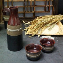 일본 도쿠리/사케잔, 24) 라인 (레드)(재팬231), 독구리1p