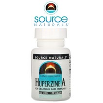 소스내츄럴스 석송 뱀톱 배암톱 Huperzine 후퍼진 A 브레인부스터 200mcg 120정