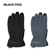 BUCK703 Buck703 고어텍스 마운틴 등산방한장갑, 블랙
