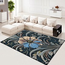 해외직구 3D 점보특대형카페트 2x4m 2x3m 2x1.8m 북유럽 감성 인쇄 라운드 특대형 거실대형 카펫 거실 침실 먼지안나는러그