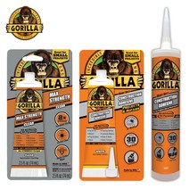 고릴라글루 건축용접착제 초강력 실리콘접착제, 실리콘형/백색 266ml