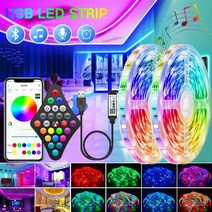 롤스크린 이동식 스탠드 캠핑 1m-30m led 조명 스트립 블루투스 usb 5050 5v led 스트립 rgb 유연한 램프 테이프 리본 rgb tv 데스크탑 화면 백라이트, 없음, 30m