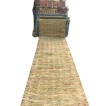 밀짚 매트 초가 지붕 도로 단열 장식 미끄럼방지 등산로 지푸라기 야자수 발매트, 폭1mx길이1m(두께1cm)
