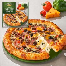 애슐리 크런치즈엣지 올더미트 피자 1판, 1개, 435g