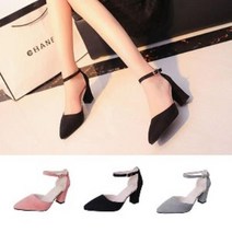CHMALL_GnJ 발목스트렙구두 여성스웨이드구두 여성발목구두 하이힐 여성면접구두 하이힐구두 여성정장구두 정장힐+tLDPDLCLAHF