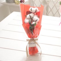 졸업식 레드 소품 기념일 업체 선물 꽃다발 스윗코튼부케 생일 _ DV+64790EA, 디바인스 스윗코튼부케 레드, 디바인스 본상품선택