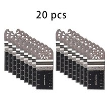 소형 전기톱 충전식 Bi-Metal Oscillating Multi-Tool Saw Blades Carbon Steel Cutter Universal Rotary C, 02 20 pcs