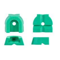 MICROJIG 매치피트 X-패드(4팩) 매치피트 도브테일 클램프용 액세서리 그린(X-PAD-K4)
