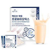 오늘의 건강 액티브 락토 프로바이오틱스 30포 구강유산균 바이오틱스추천 여성질유산균