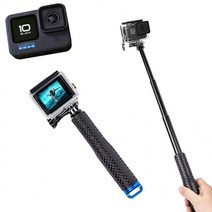 스노쿨링 셀카봉 다이빙 호환 GOPRO10 고프로10 3단, 그린