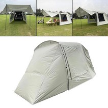 차박 텐트 도킹 쉘터 꼬리 원터치 모닝 렉스턴 레이 쏘렌토 카니발 차박용 485240195cm 자동차 트렁크 차양 방수 야외 자율 운전 투어 바베큐 캠핑카 확장 54