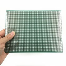 만능기판 PCB기판 15X20 양면기판 에폭시 납땜 회로판, 단품, 색상:[색상]본상품