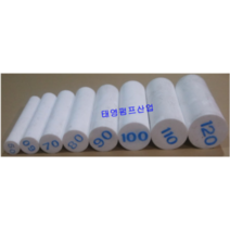 테프론환봉 60x300mm (PTFE RAM ROD) 불소수지내열성 내한성 내약품성 저마찰특성 비점착성 전기적성질 화학공업 반도에체산업 내용재성 밸브콕이음새 베어링색도관