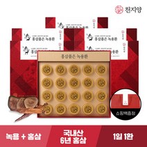 천지양 홍삼품은 녹용환 20환 5세트 쇼핑백증정, 천지양 홍삼품은 녹용환 5박스
