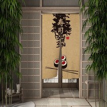 중문커튼 방풍 비닐 커튼 자석형 방한문 중문일본 문 커튼 식당 주방 우키요에 신사 파티션 드레이프 입구, 22 CLX00899_04 80x120cm