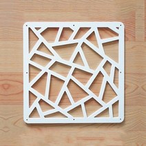 파티션 가람막 가벽12 조각 29x29 cm 교수형 스크린 패널의 거실 부품 벽 아트 diy 장식 흰색 나무 플라스틱 원사, xt01