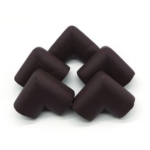 아기 모서리 보호대 스펀지 가구 책상 유리 보호 갈색 끼움식 가정용 쿠션 유아 안전 캡 서랍장 탁자 코너 충격 완화 긁힘 방지 가드 두꺼운 식탁 테이블 ㄱ자 커버 패드 스폰지형