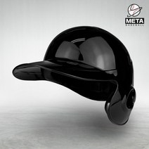 투더문 타자헬멧 국산 야구헬멧, 유광블랙