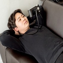 코브라 침대 누워서 핸드폰 목걸이 거치대 휴대폰 멀티 만능 스마트폰 목 자바라 거치대, 블랙