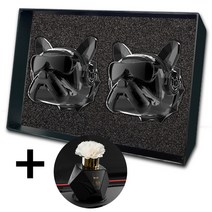 도그독 3세대 [1+1세트] 차량용 방향제 D-E1, (3세대) 메탈릭블랙X2개, 자몽X2개