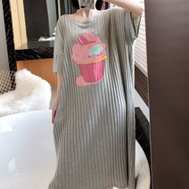 컵케이크골지반팔원피스