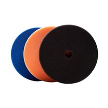 Lake Country HDO 블루 오렌지 블랙 폴리싱 키트 패드 3개 14cm(5.5인치), 3 pack_6.5