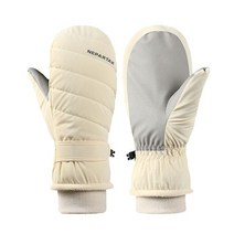 야외방한잡화 워머장갑 양발Women Skiing Mittens Snowboarding Gloves Extra Thick Winter Ski Warmer Out, 01 yellow