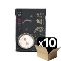 엄마의 정성담은 식혜 음료베이스 790ml X 10봉(1박스)