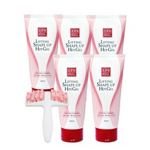 더마하우스 리프팅 쉐이프업 핫젤5개+전신 마사지 롤러-몸매관리 바디슬리밍, 5개+롤러