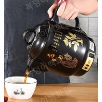 한의원 약탕기 전기 건강원 도자기 홍삼액 중탕기, 4L