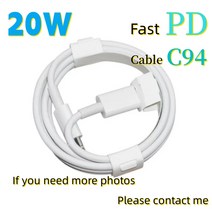 호환용 마그네틱 USBC 충전케이블 C타입 5핀 고속충전 케이블잭 1:1 고속 충전 13 프로 XS 1M USB C에서 PD 100 개/로트, 5.100pcs With Box