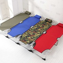 휴게실 침대 간이 당직실 병원 간병인 베드 접이식, 강화 다리 - 아미 그린 투 센드 5종 세트