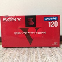 SONY 표준 VHS 비디오 카세트 테이프 120x3 팩
