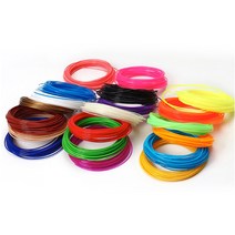 3d 인쇄 펜에 사용 5m 17 색 1.75mm abs 필라멘트 스레드 플라스틱 3d 프린터 재료, 갈색