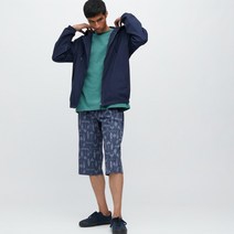 유니클로 스테테코 블루 다크그레이 팬츠 458259