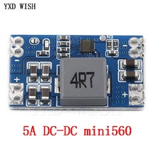 가정용 변압기 전압 조절기 강압기 5pcs 5A DC-DC 미니 3.3 스텝 다운 안정화 전압 공급 모듈 출력 560 V 5, 03 9V