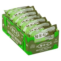 MEG 밀리터리 에너지 껌 스피아민트 5피스 24팩 / MEG Military Energy Gum Spearmint