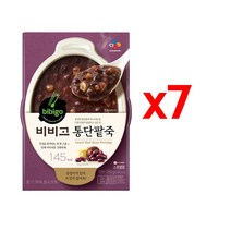 백설 비비고 통단팥죽 280g, 7개