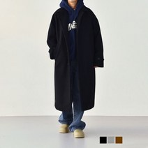 모던워크 / 남자 발마칸코트 오버핏 울 롱 코트