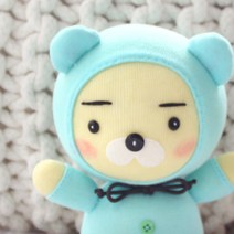 트레이닝복장사자 양말인형 학교수업 교구 바느질