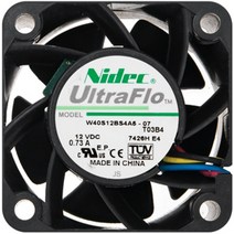 [쿨러텍] NIDEC-W40S12BS4A5-4P [시스템쿨러/40mm], 상세페이지 참조