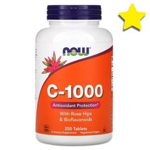 나우푸드 C1000 로즈힙바이오플라보노이드 250정, NOW00687